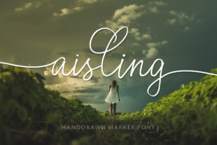 Aisling Script Font for Campaign Design