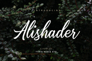 Alishader Font for Elegant Craft Designs