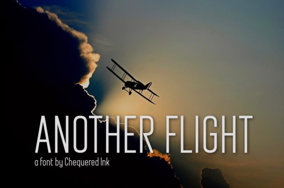 Another Flight Typeface for Bold Campaign Design