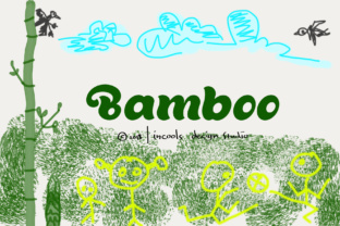 Bamboo Font: A Playful Typeface for Vintage Branding