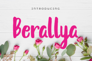 Berallya Font: A Playful Script for Editorial Design