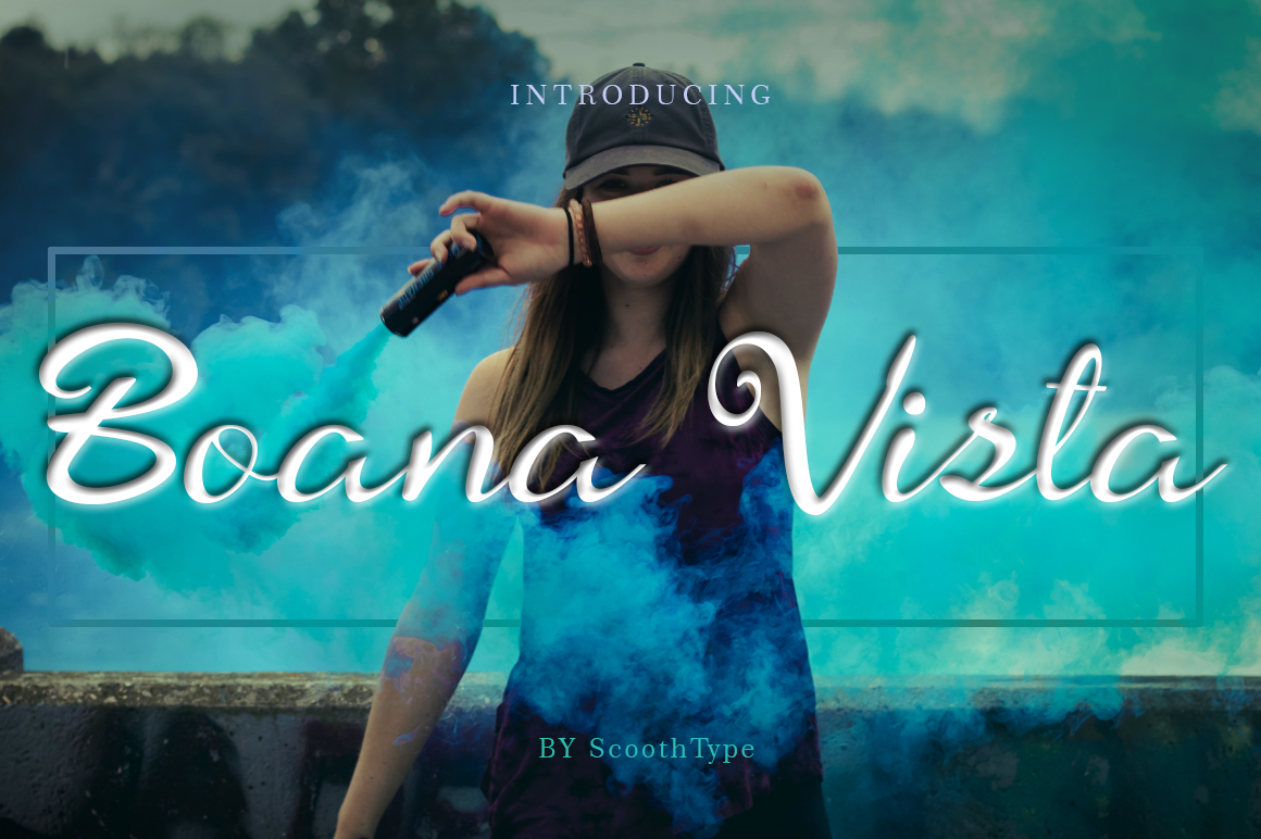 Boana Vista Script Font for Elegant Crafts