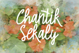 Chantik Sekaly: A Warm Script Font for Editorial Design