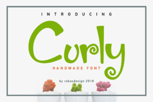 Curly Handwritten Font for Joyful Branding