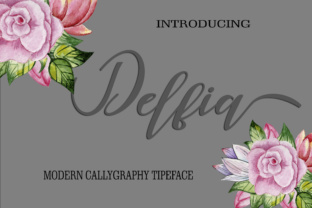 Delfia Font Review: Elegant Script for Modern Branding