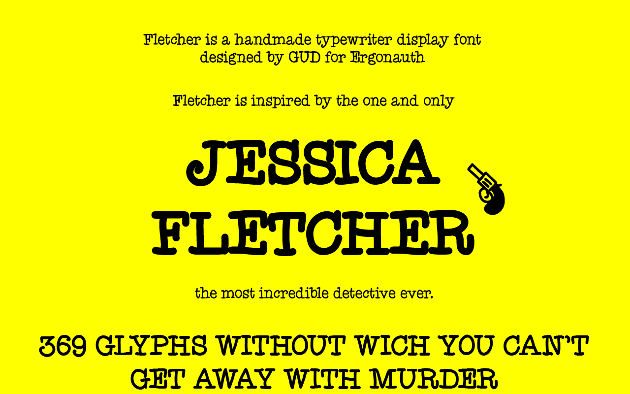 Fletcher: A Handwritten Typeface for Editorial Storytelling