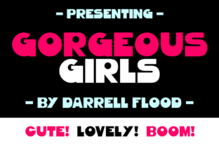 Gorgeous Girls Font for Bold Editorial Design