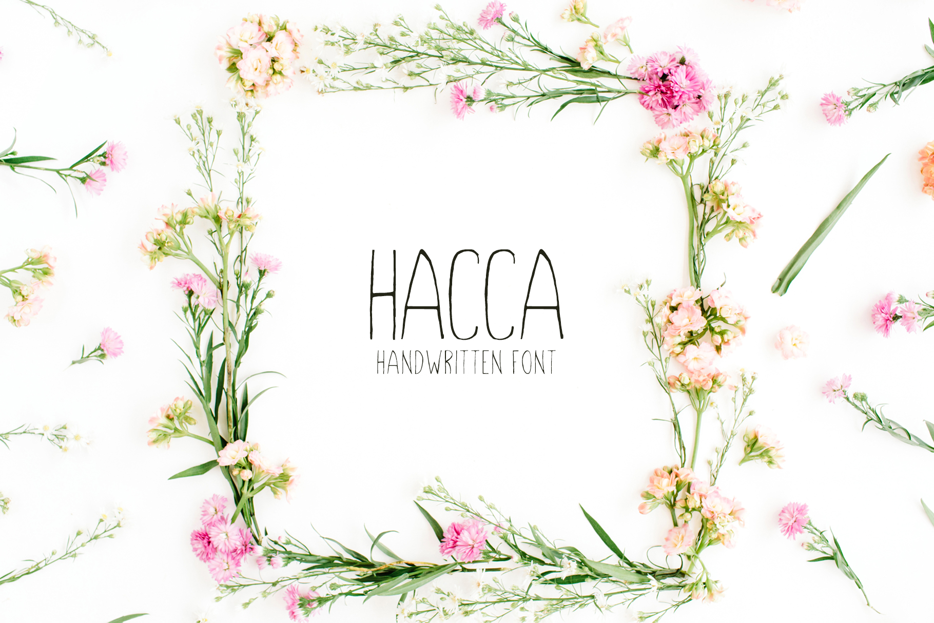 Hacca: The Handwritten Sans Serif Font for Crafters