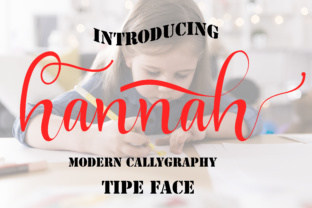 Hannah Script Font for Editorial Design