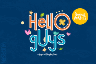 Hello Guys Typeface for Bright Branding