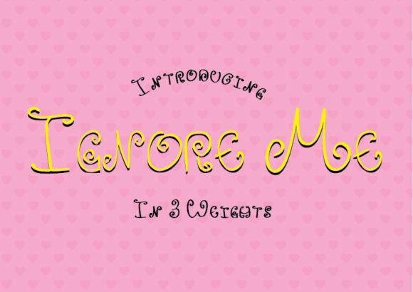 Ignore Me Font for Impactful Campaign Design