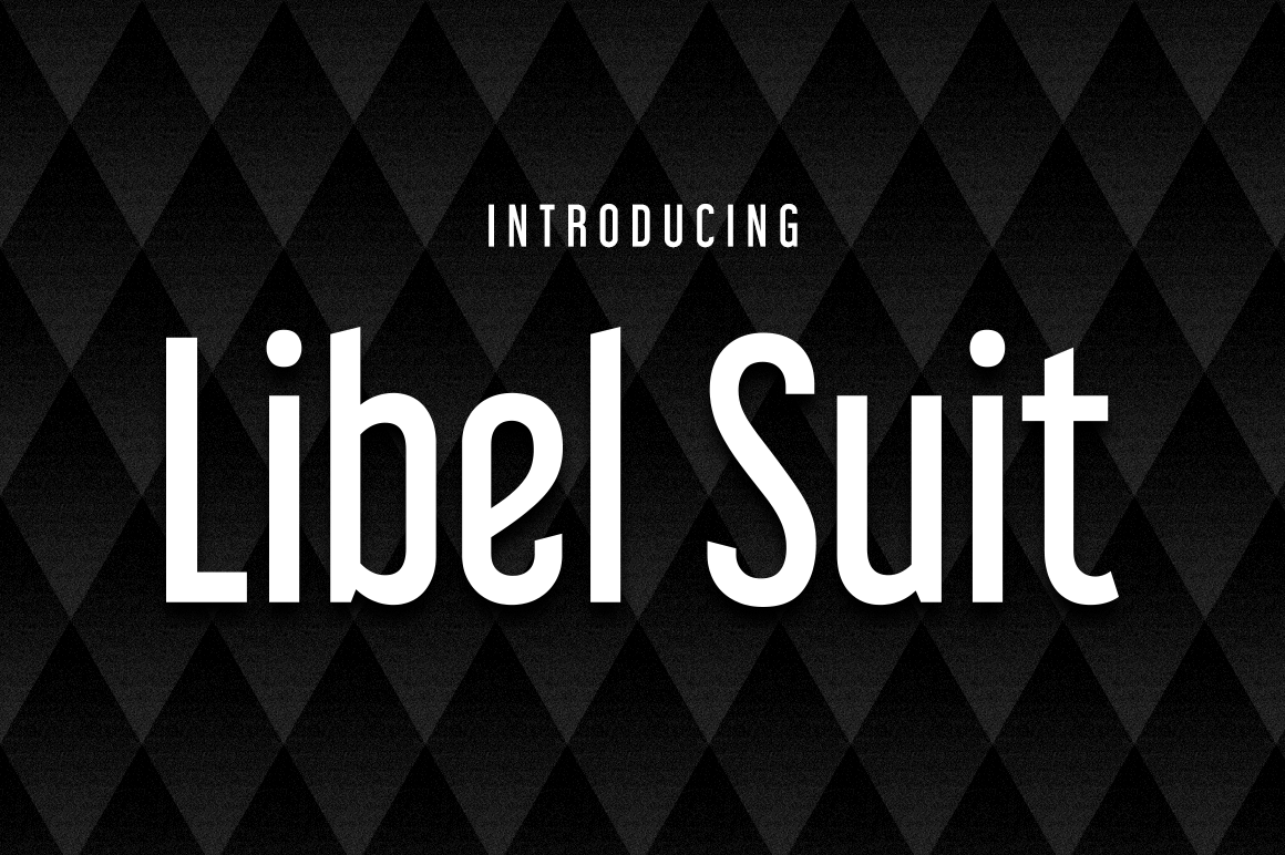 Libel Suit Typeface for Sharp Campaign Design