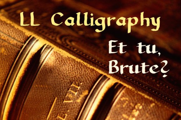 LL Calligraphy: The Perfect Script Font for Crafters