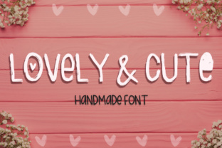 Lovely Cute Font for Handmade Branding