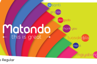 Matondo Regular Typeface for Small Business Branding
