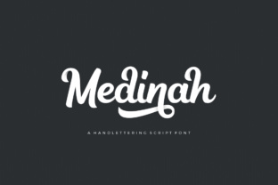 Medinah: A Bold Script Font for Makers