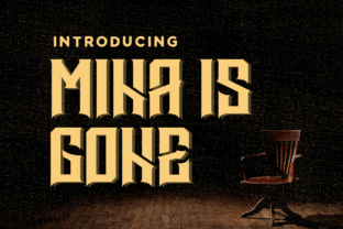 Mina is Gone Font for Bold Branding