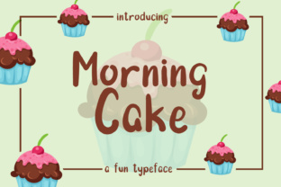 Morning Cake Font for Editorial Design
