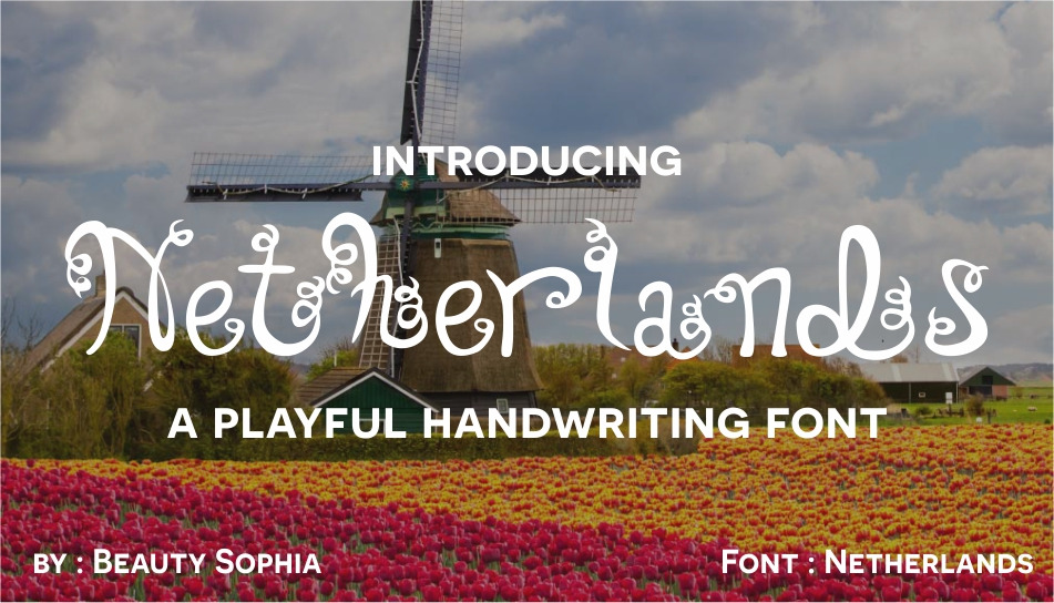 Netherlands Script Font for Digital Branding