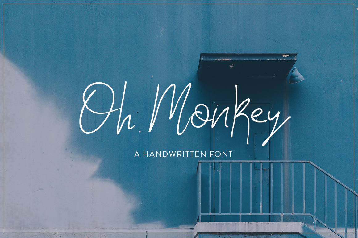Oh Monkey Font: A Natural Script for Editorial Design