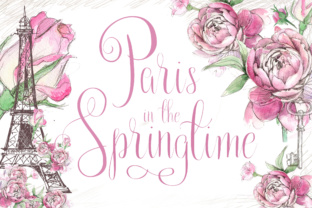 Paris in the Spring: A Delicate Script Font for Editorial Design