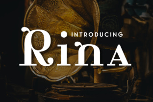 Rina: A Vintage Serif Font for Timeless Maker Brands