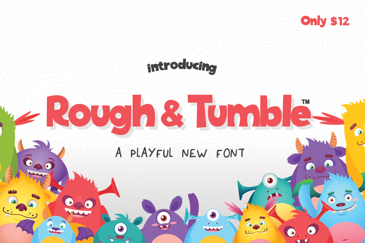 Rough Tumble: The Playful Sans Serif Font for Brands