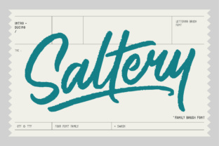 Saltery: A Modern Script Font for Web Design