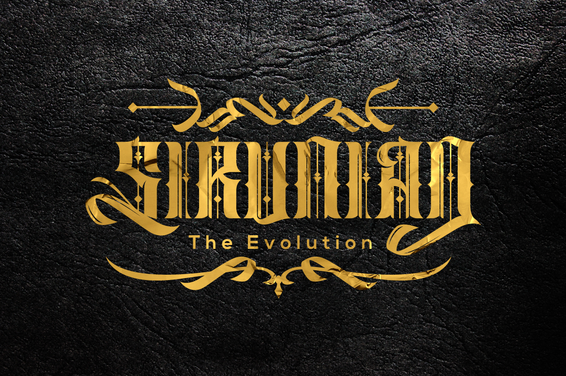 Sirunian Font: Gothic Elegance for Crafters