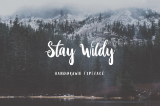 Stay Wildy: A Handwritten Script Font for Makers
