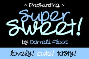Super Sweet Font for Handmade Crafts