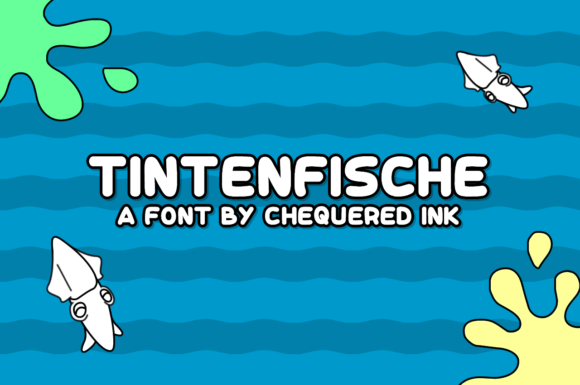 Tintenfische Font for Playful Brand Identity