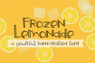 ZP Frozen Lemonade Typeface for Whimsical Branding